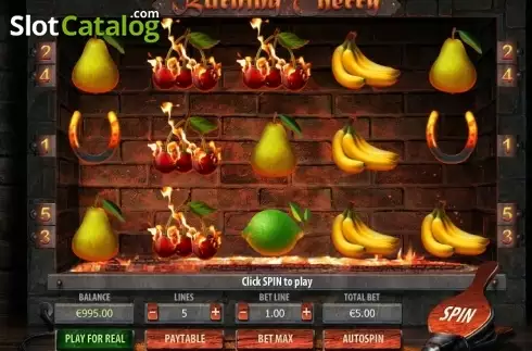Скрин2. Burning Cherry слот