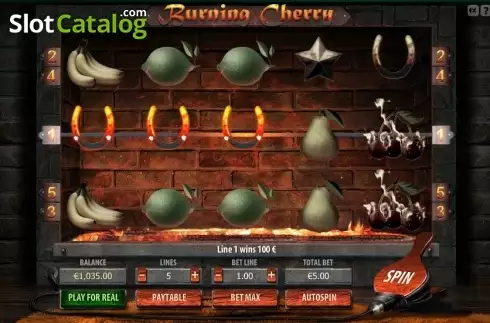 Скрин3. Burning Cherry слот