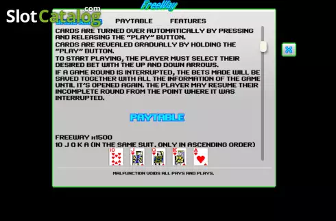 Скрин7. Freeway (Vibra Gaming) слот