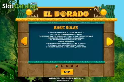 Скрин5. El Dorado (Vibra Gaming) слот