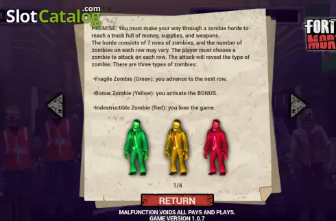 Скрин6. Mortal Fortune слот