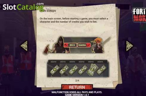 Скрин7. Mortal Fortune слот