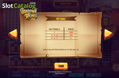 Скрин4. Egyptian Riches Gold слот