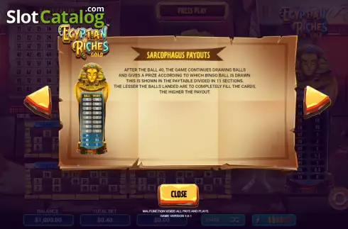 Скрин6. Egyptian Riches Gold слот
