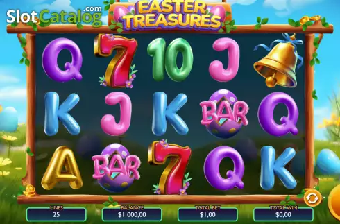 Скрин2. Easter Treasures слот