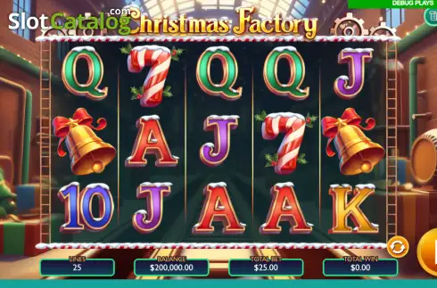 Скрин2. Christmas Factory слот