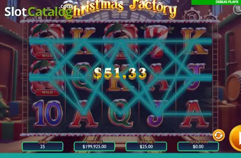 Скрин3. Christmas Factory слот