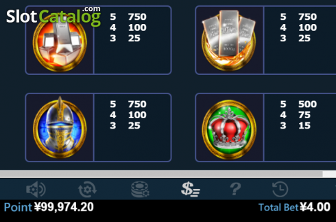 Скрин6. Platinum (Virtual Tech) слот