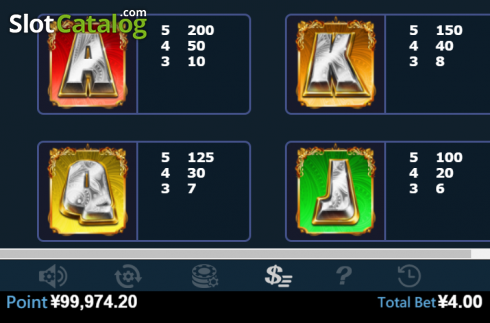 Скрин7. Platinum (Virtual Tech) слот