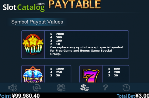 Скрин6. Diamond Slot слот