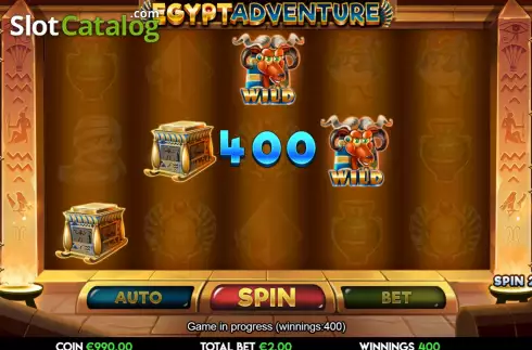 Скрин3. Egypt Adventure слот