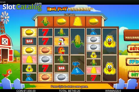 Скрин2. Fowl Play Megaways слот
