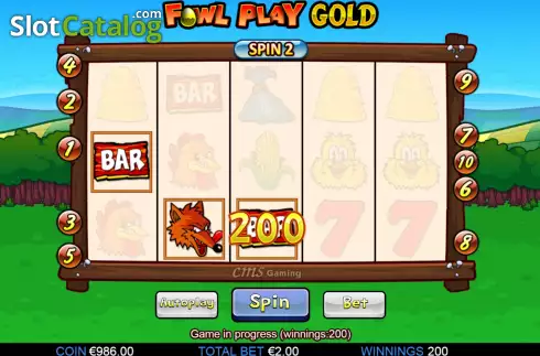 Скрин3. Fowl Play Gold слот