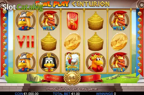 Скрин2. Fowl Play Centurion слот