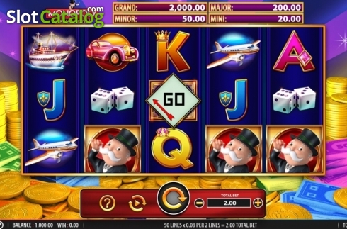 Скрин2. Monopoly Grand Hotel слот