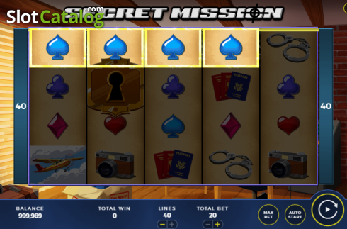 Скрин3. Secret Mission слот