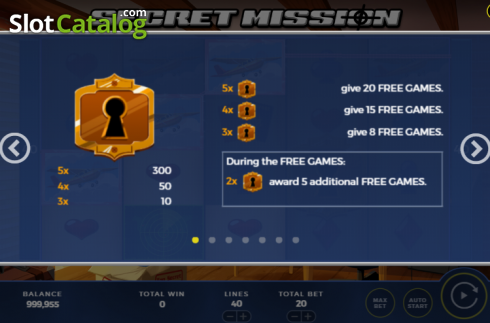 Скрин6. Secret Mission слот