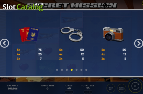 Скрин9. Secret Mission слот