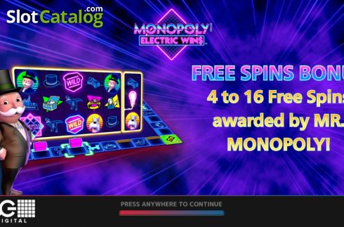 Скрин2. Monopoly Electric Wins слот