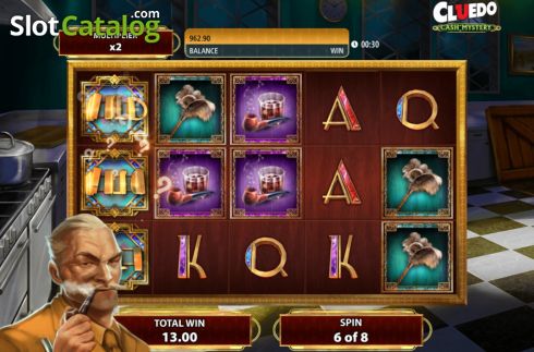 Скрин9. Cluedo Cash Mystery слот