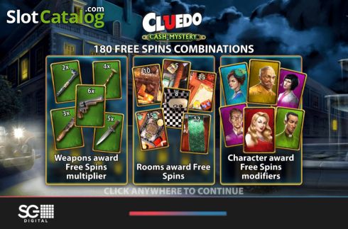 Скрин2. Cluedo Cash Mystery слот