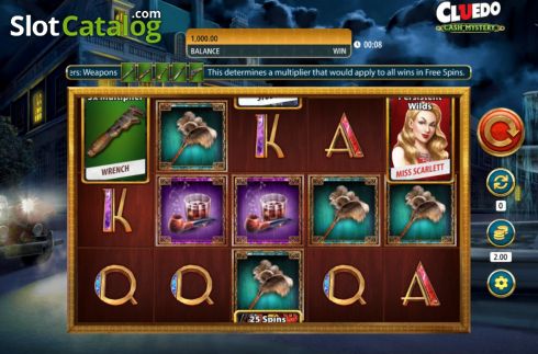 Скрин3. Cluedo Cash Mystery слот