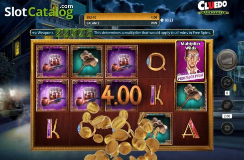 Скрин5. Cluedo Cash Mystery слот