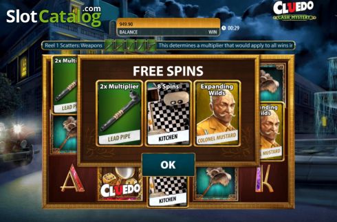 Скрин6. Cluedo Cash Mystery слот