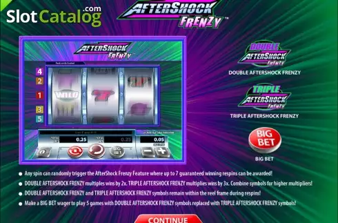 Скрин3. AfterShock Frenzy Hi-Volatility слот