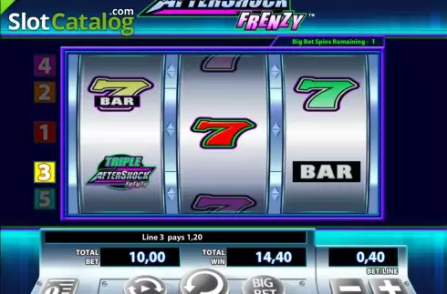 Скрин6. AfterShock Frenzy Hi-Volatility слот