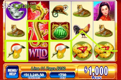 Скрин5. Game of Dragons II слот
