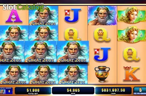 Скрин4. Great Zeus слот