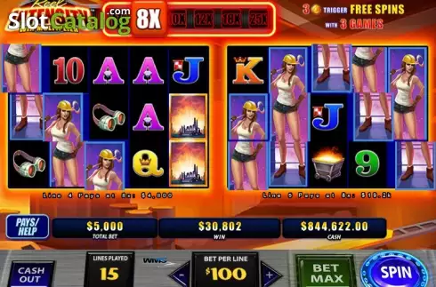 Скрин3. Hot Molten Money слот