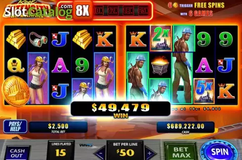 Скрин4. Hot Molten Money слот