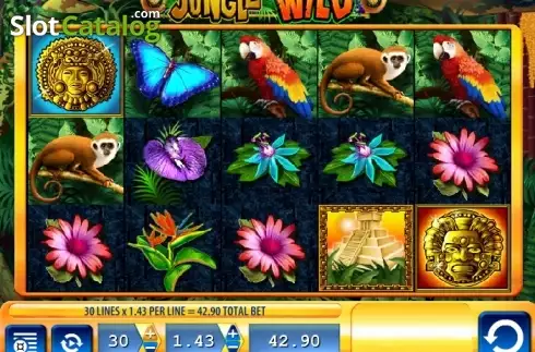 Скрин2. Jungle Wild (WMS, Light Wonder) слот