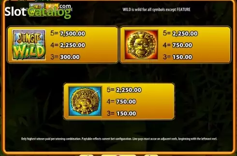 Скрин7. Jungle Wild (WMS, Light Wonder) слот