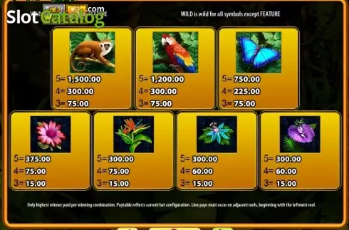 Скрин8. Jungle Wild (WMS, Light Wonder) слот