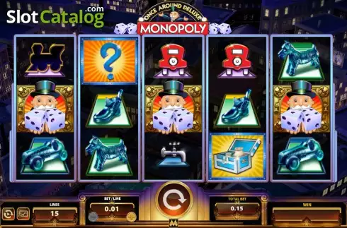 Скрин2. MONOPOLY Once Around Deluxe слот