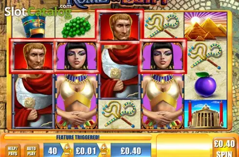 Скрин5. Rome & Egypt слот