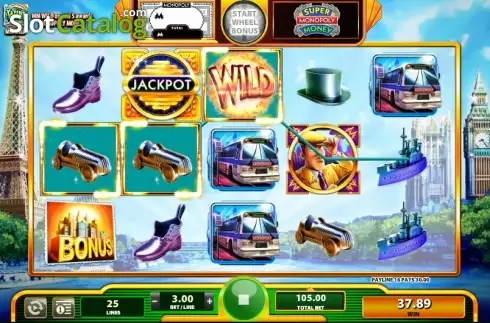 Скрин9. Super MONOPOLY Money слот