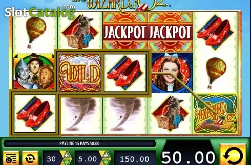 Скрин4. The Wizard of Oz (WMS) слот