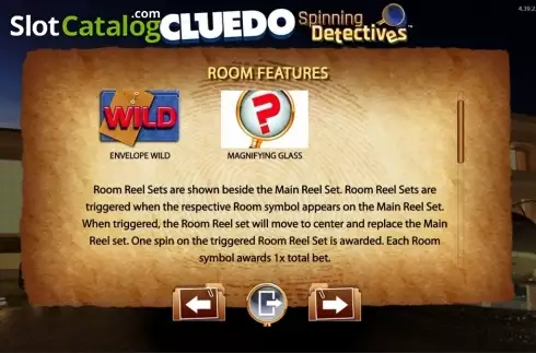 Скрин7. CLUEDO Spinning Detectives слот