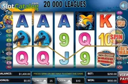 Скрин6. 20000 Leagues слот