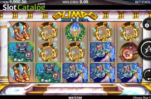 Скрин2. Olimpo Rise of Gods слот