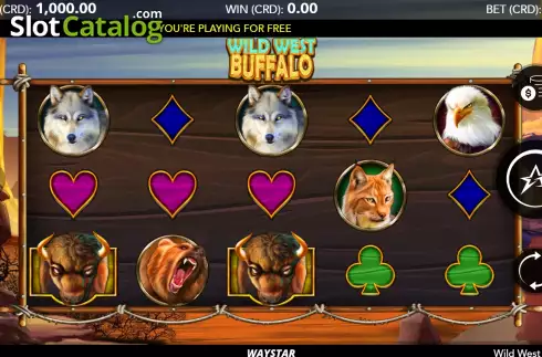 Скрин2. Wild West Buffalo слот