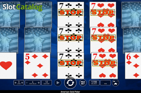 Скрин4. American Poker Gold (Wazdan) слот