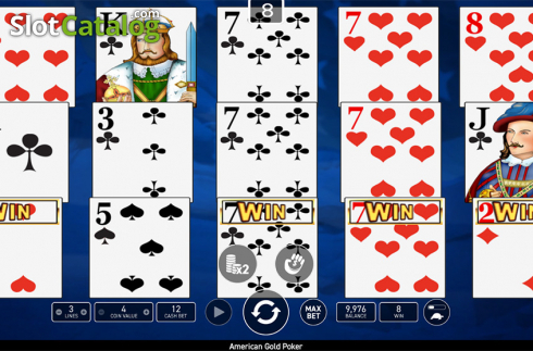 Скрин5. American Poker Gold (Wazdan) слот