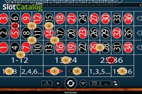 Скрин2. Gold Roulette (Wazdan) слот