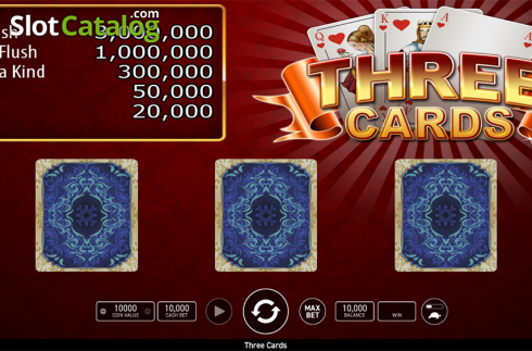 Скрин2. Three Cards Poker (Wazdan) слот