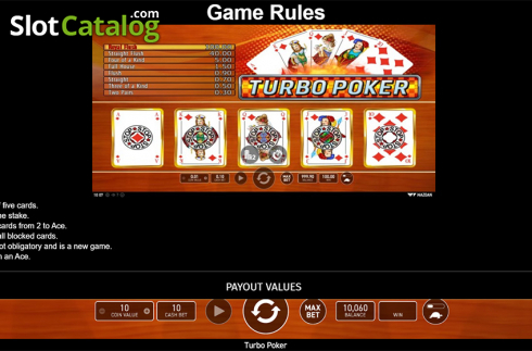 Скрин8. Turbo Poker слот